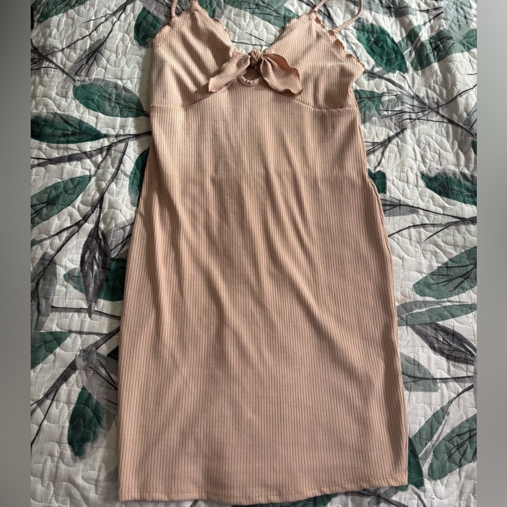 Tan dress